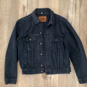 Calvin Klein Mens Oversized Black Jean Jacket